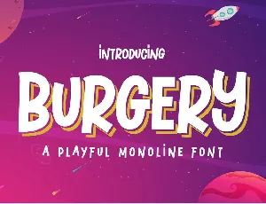 Burgery font