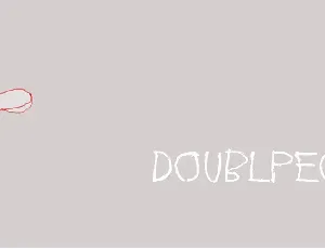 Doublpeopl font