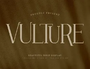 Vulture font