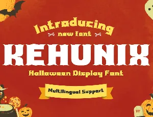 Kehunix font