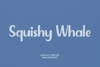 Squishy Whale font