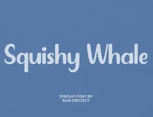 Squishy Whale font