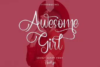 Awesome Girl Calligraphy font