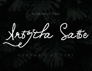 Artgila Satte font