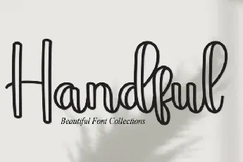 Handful Script font