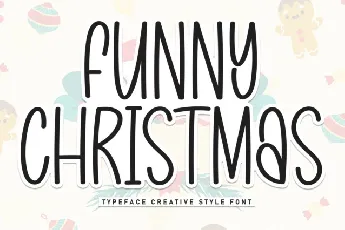 Funny Christmas Display font