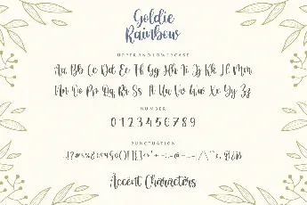 Goldie Rainbow font