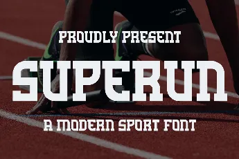 SUPERUN font