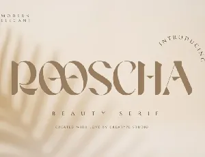 Rooscha Serif font