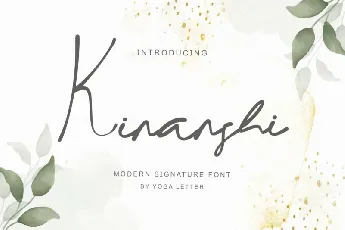 Kinanshi font