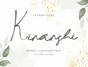 Kinanshi font