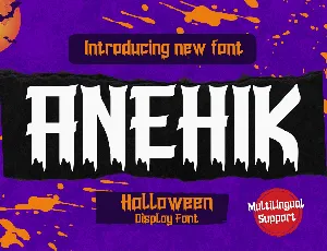 Anehik font