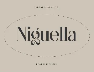 Niguella font