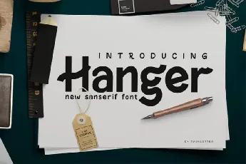 Hanger Sans font