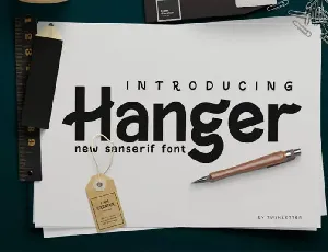 Hanger Sans font