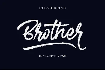 Brother Brush font