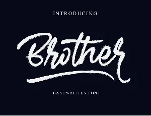 Brother Brush font