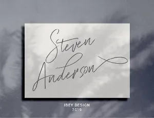 Steven Anderson font