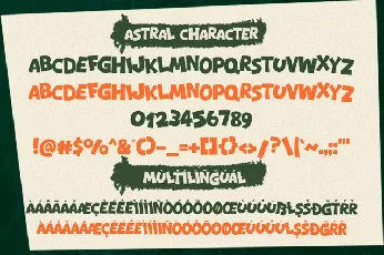 Astral Display font