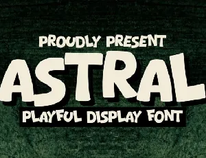 Astral Display font