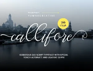 Callifore font