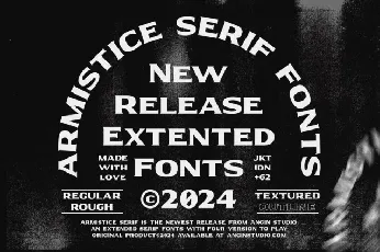 Armistice font