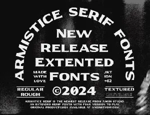 Armistice font