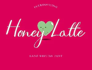 Honey Latte font