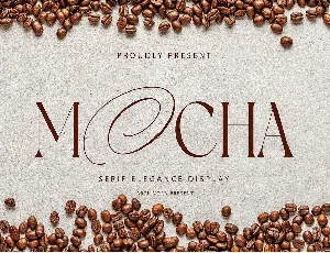 Mocha Serif font