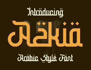 Azkia font