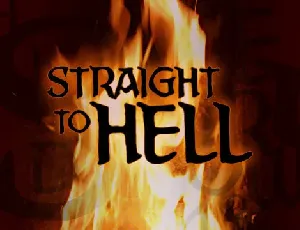 StraightToHell font