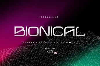 Bionical font