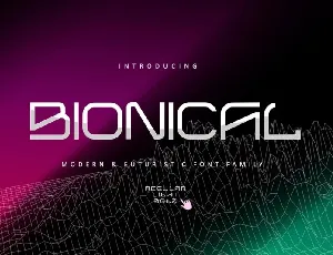 Bionical font