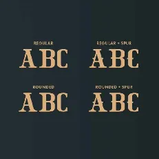 The North Shore Serif font