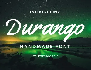 DURANGO Script font