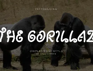 The Gorillaz Demo font
