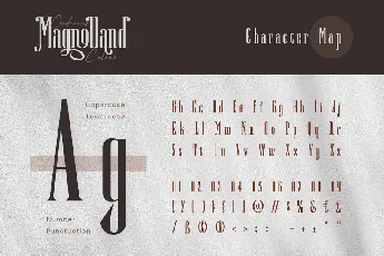 Magnolland font