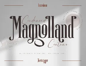 Magnolland font