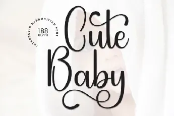 Cute Baby Script font