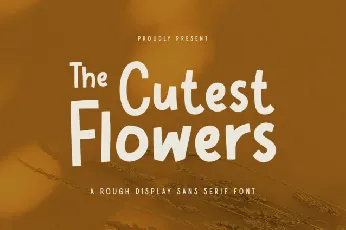 Cutest Flowers font