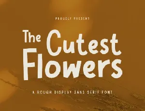 Cutest Flowers font