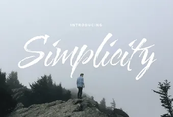 Simplicity Script Free font