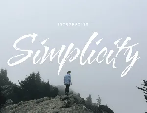 Simplicity Script Free font