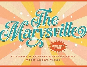 The Marysville font