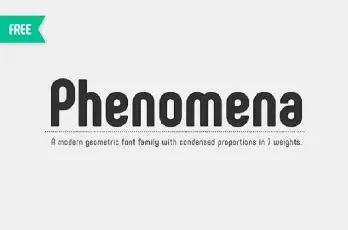 Phenomena Free font