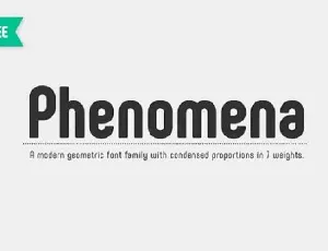 Phenomena Free font