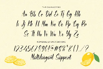 Lemonice font