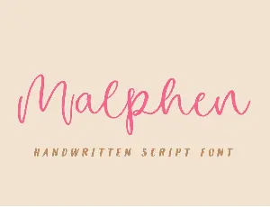 Malphen font