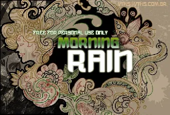 vtks morning rain font