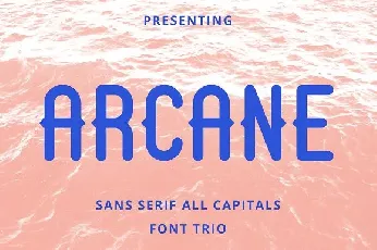 Arcane Sans Trio font